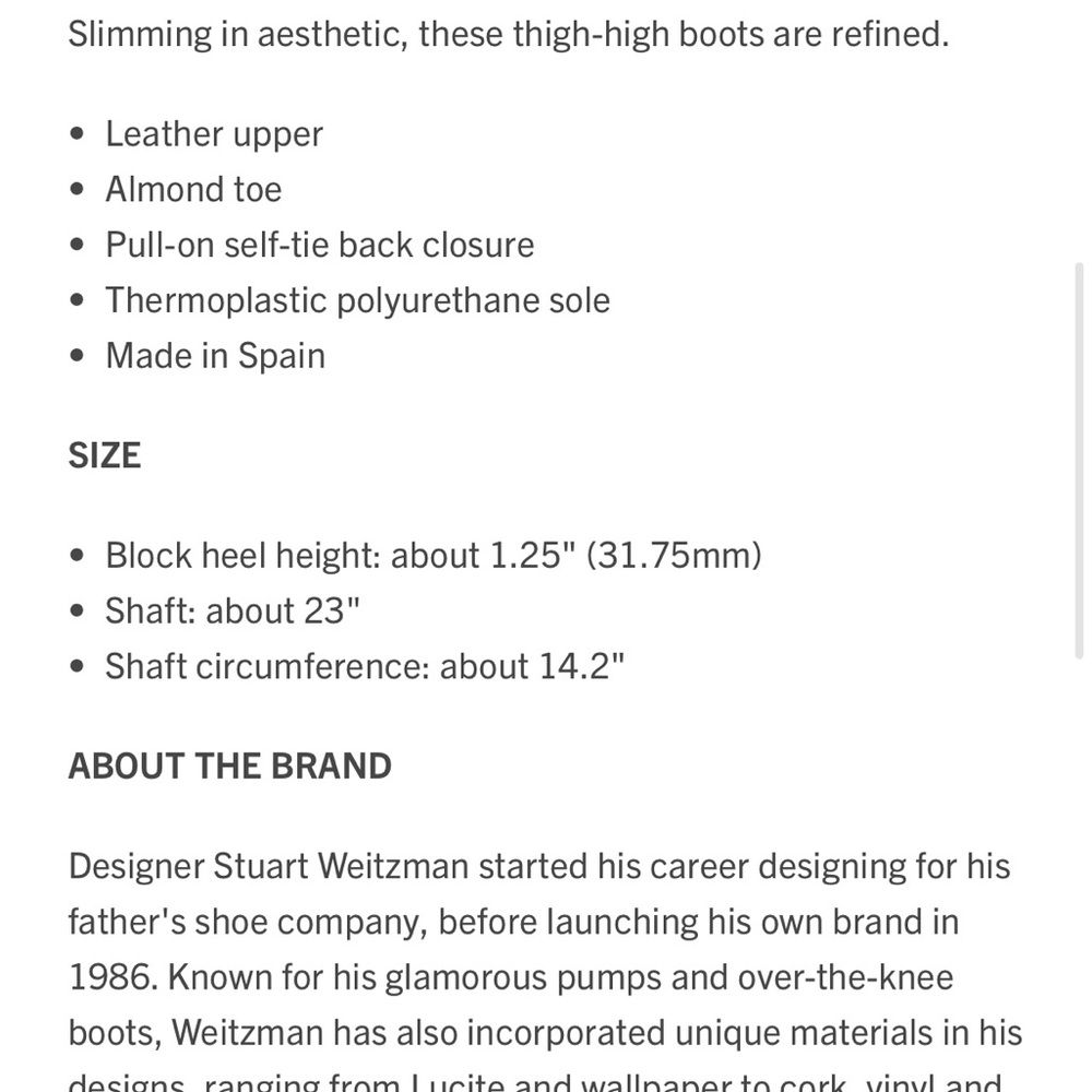 Stuart Weitzman Thigh High Boots - Picture 3 of 3
